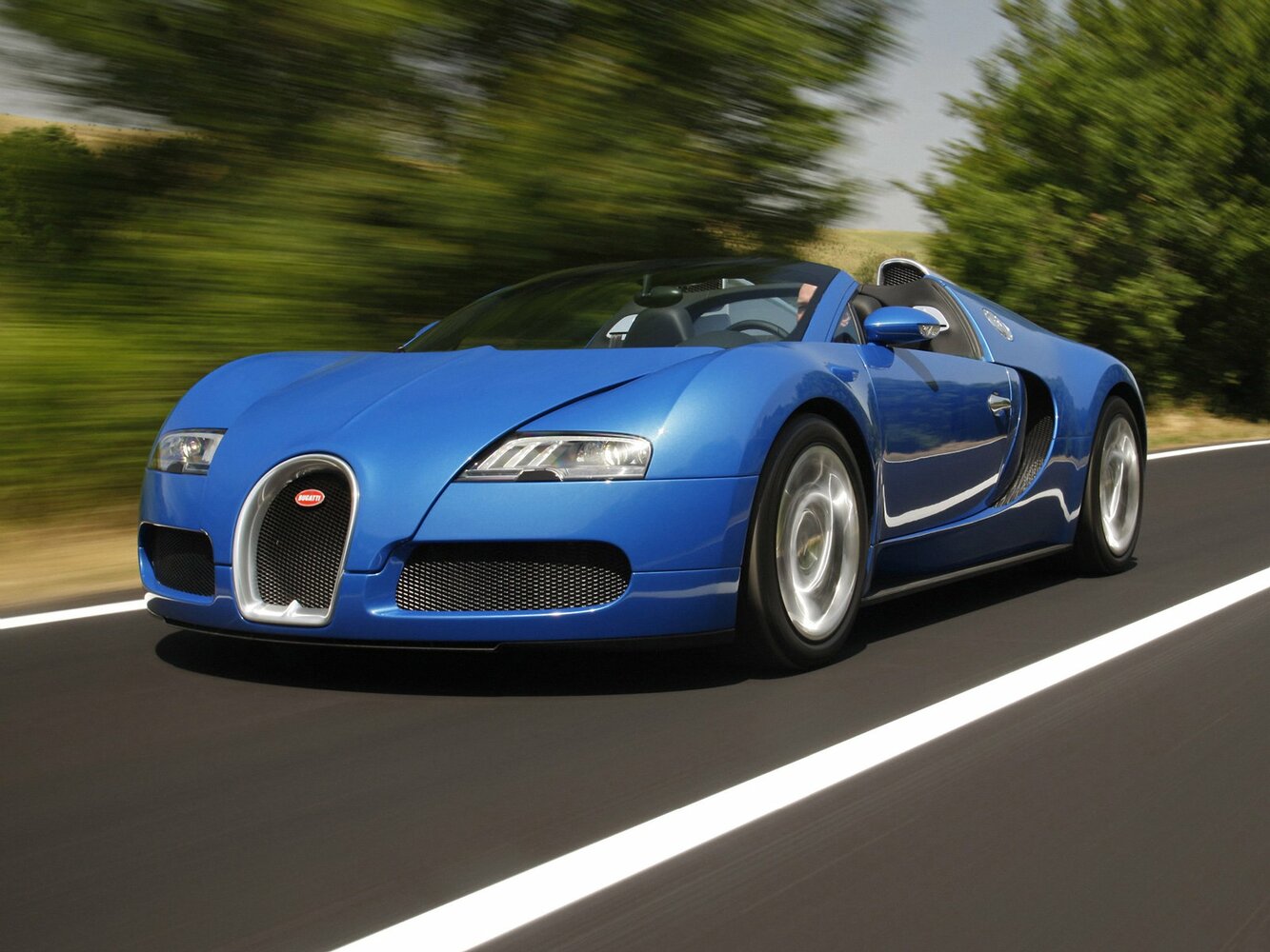 Bugatti EB Veyron 16.4, вид сбоку