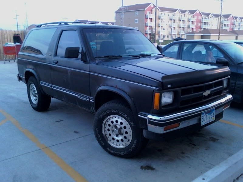 Chevrolet Blazer I Рестайлинг, вид сбоку