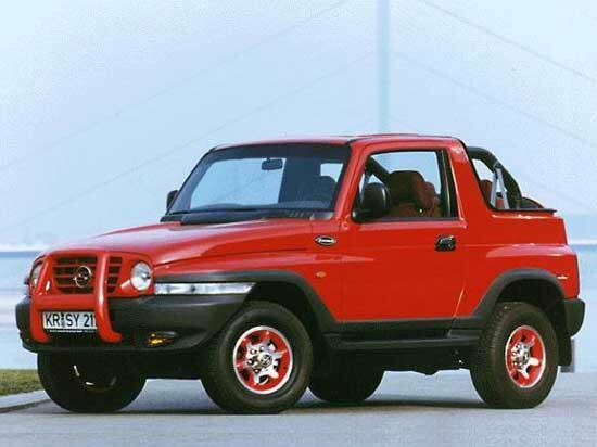 Daewoo Korando, вид сбоку