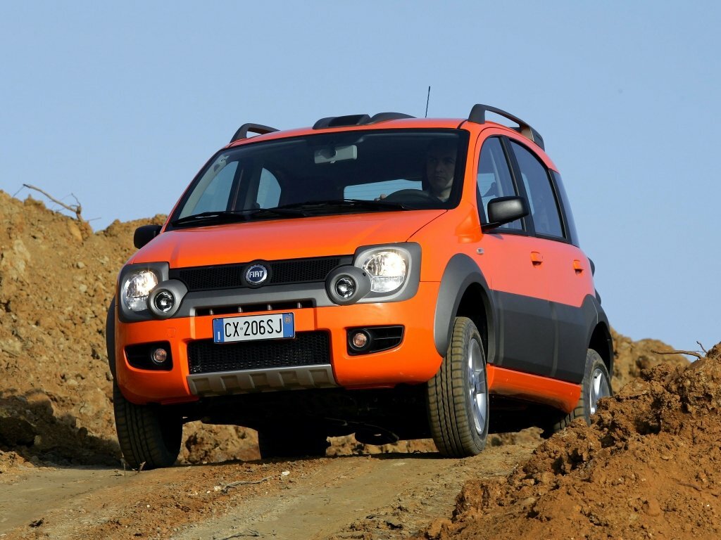 Fiat Panda II, вид сбоку