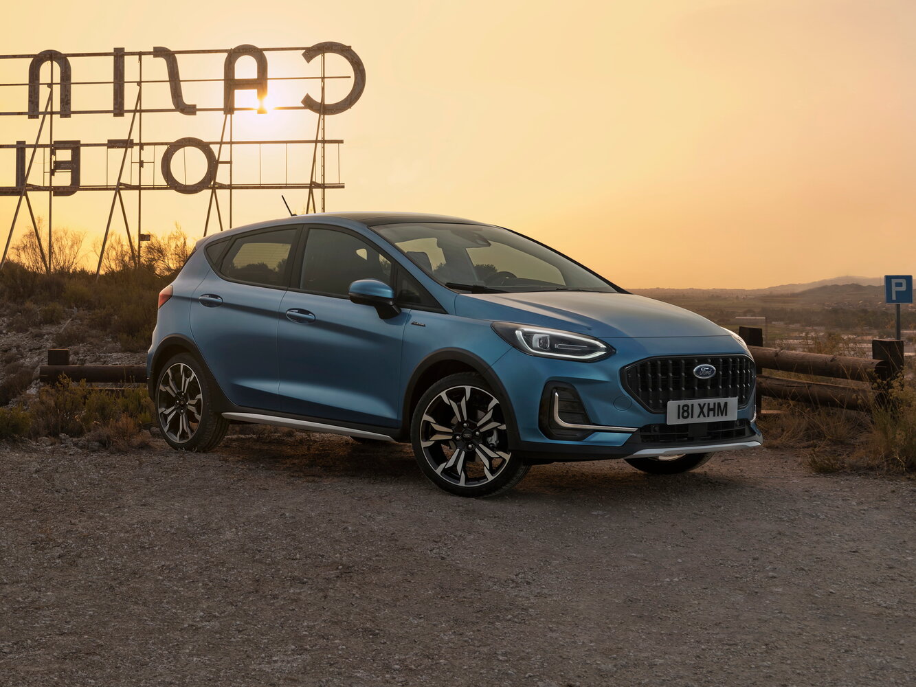 Ford Fiesta Mk7 Рестайлинг, вид сбоку