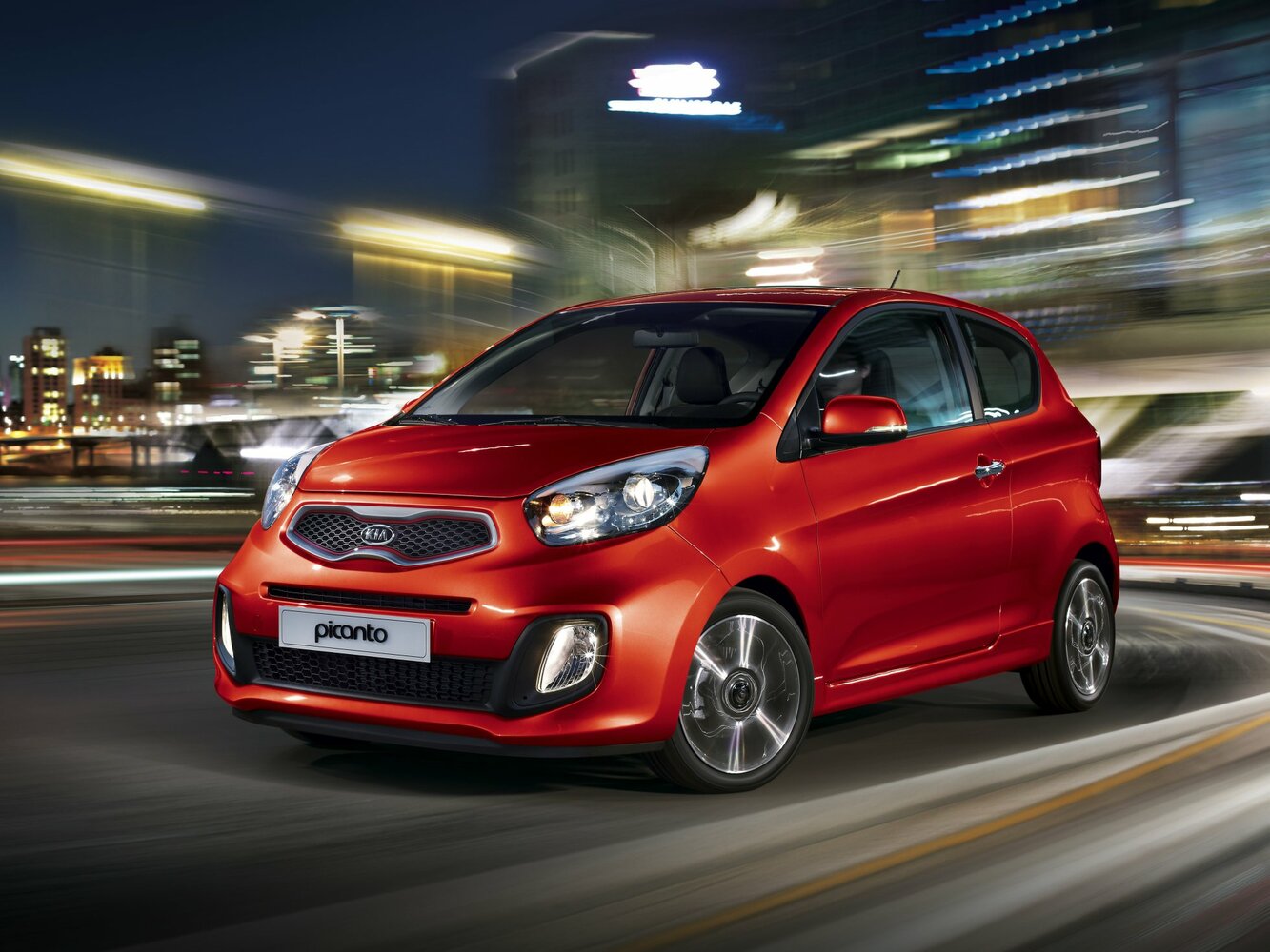 Kia Picanto II, вид сбоку
