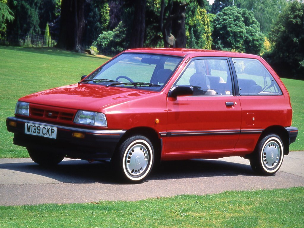 Kia Pride I, вид сбоку