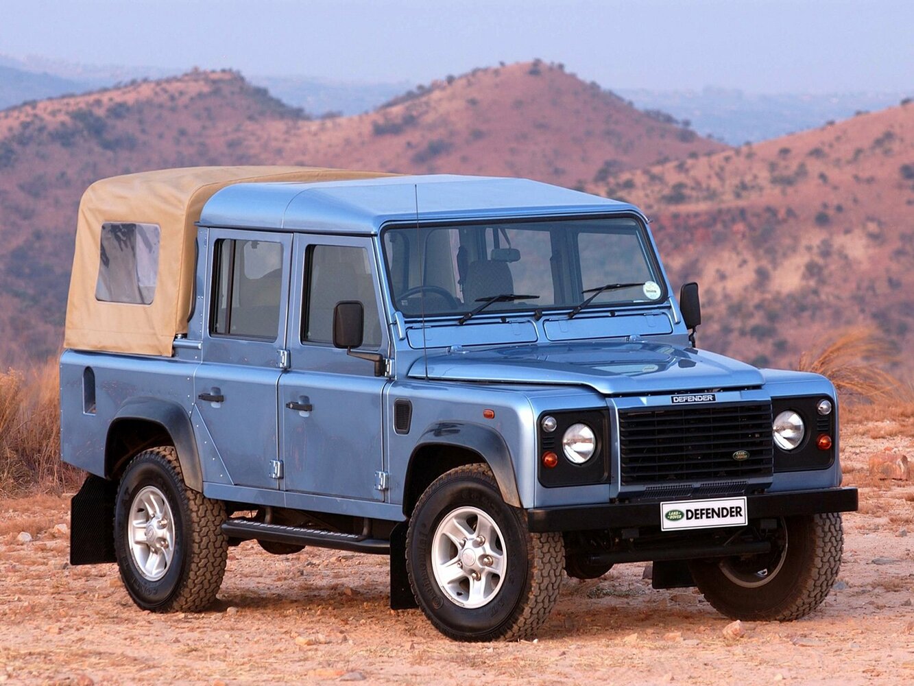 Land Rover Defender I, Пикап Двойная кабина: фото поколения