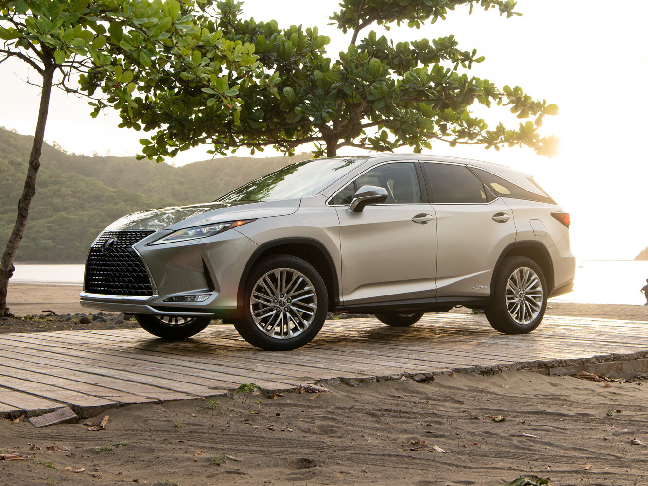 Lexus RX IV Рестайлинг, вид сбоку