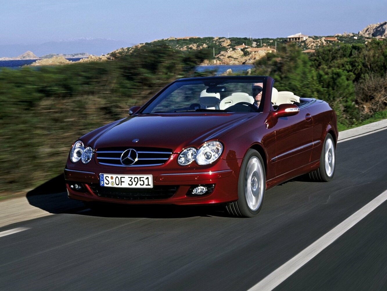 Mercedes-Benz CLK-Класс II (W209) Рестайлинг, вид сбоку