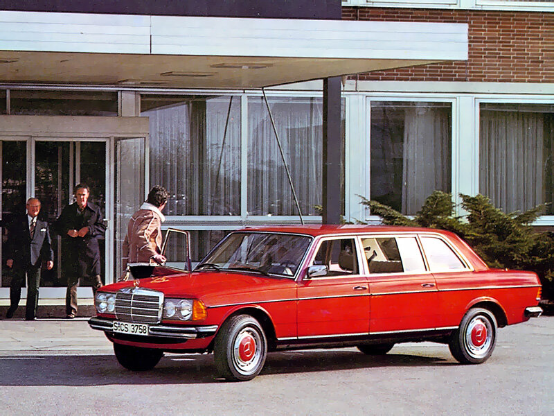 Mercedes-Benz W123, Лимузин Limousine: фото поколения