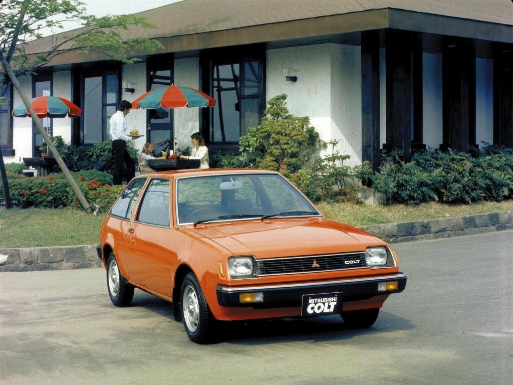 Mitsubishi Colt I (A150), вид сбоку