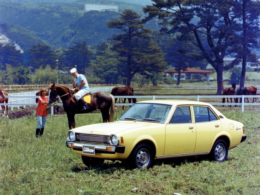 Mitsubishi Lancer I, вид сбоку