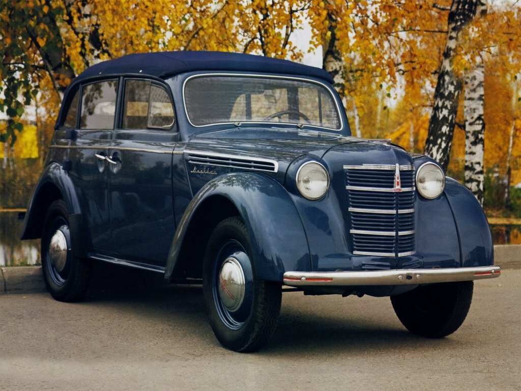 Москвич 400, вид сбоку