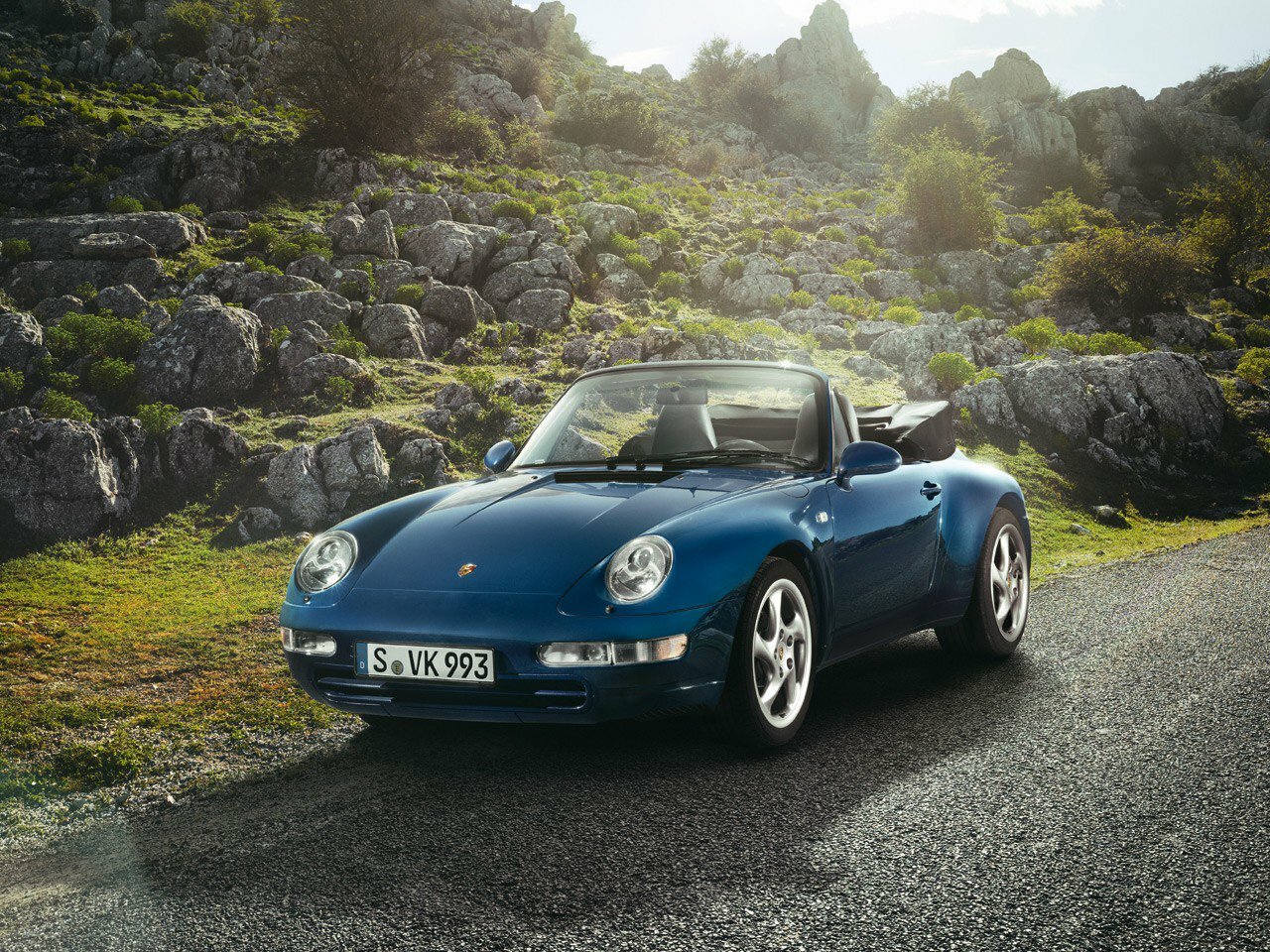 Porsche 911 IV (993), вид сбоку