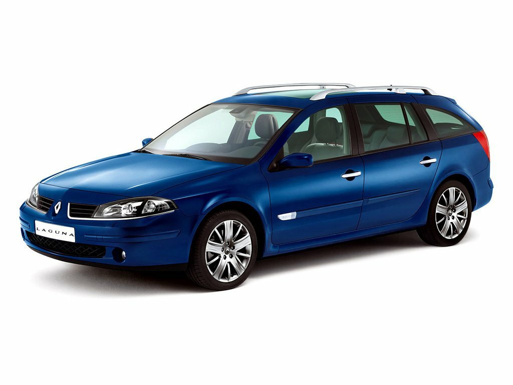 Renault Laguna II Рестайлинг, вид сбоку
