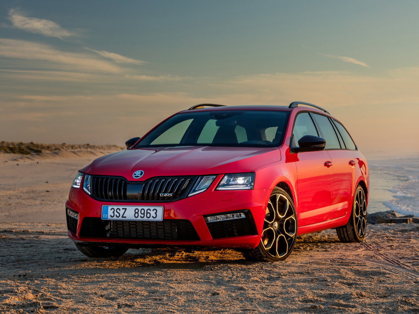 Skoda Octavia RS III Рестайлинг, вид сбоку