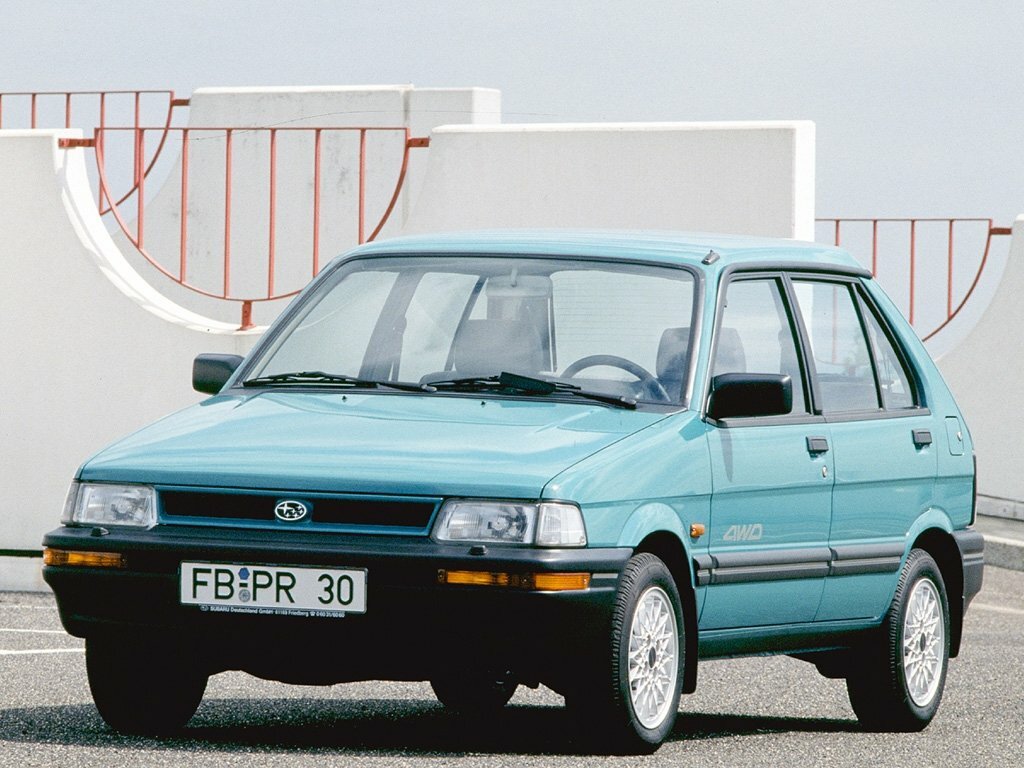 Subaru Justy I Рестайлинг