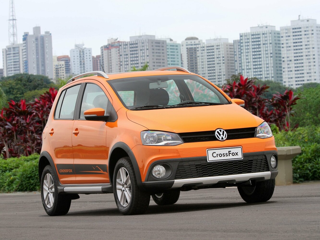 Volkswagen Fox II Рестайлинг, вид сбоку