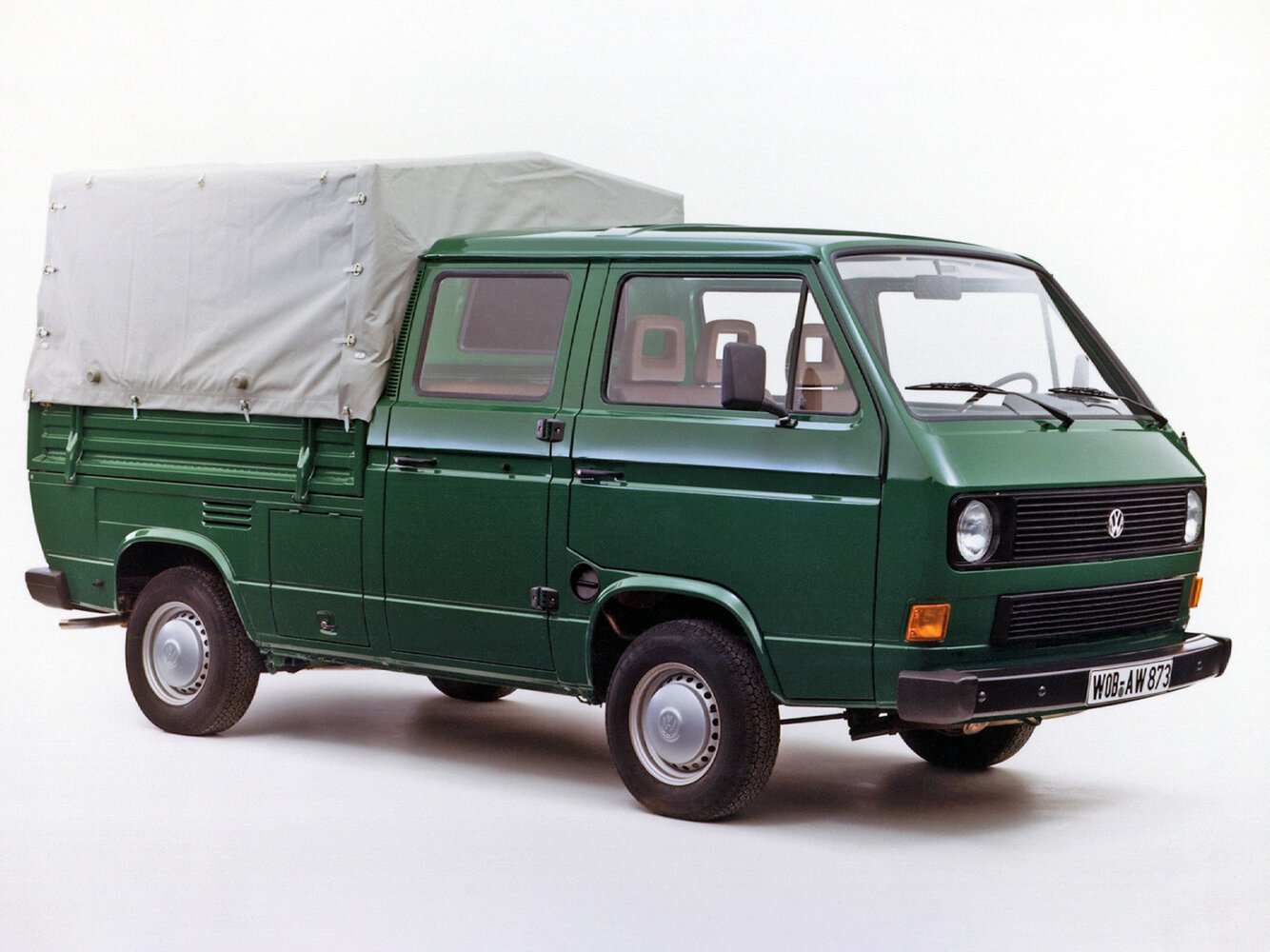 Volkswagen Transporter T3, Пикап Двойная кабина: фото поколения