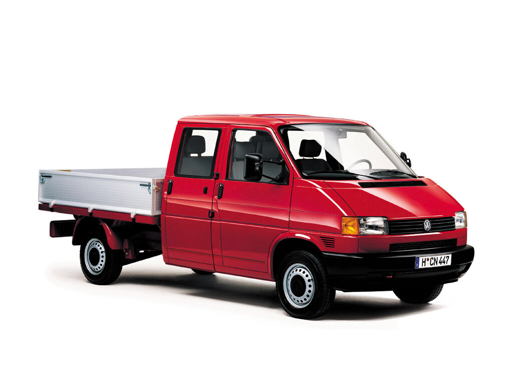 Volkswagen Transporter T4, Пикап Двойная кабина: фото поколения